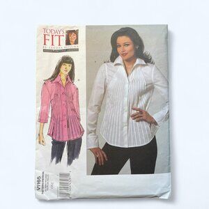 Vogue Pattern Today's Fit Top by Sandra Retzina V1165 Uncut Size OSZ 2010